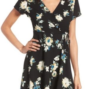 LUSH Olivia Floral Wrap Dress